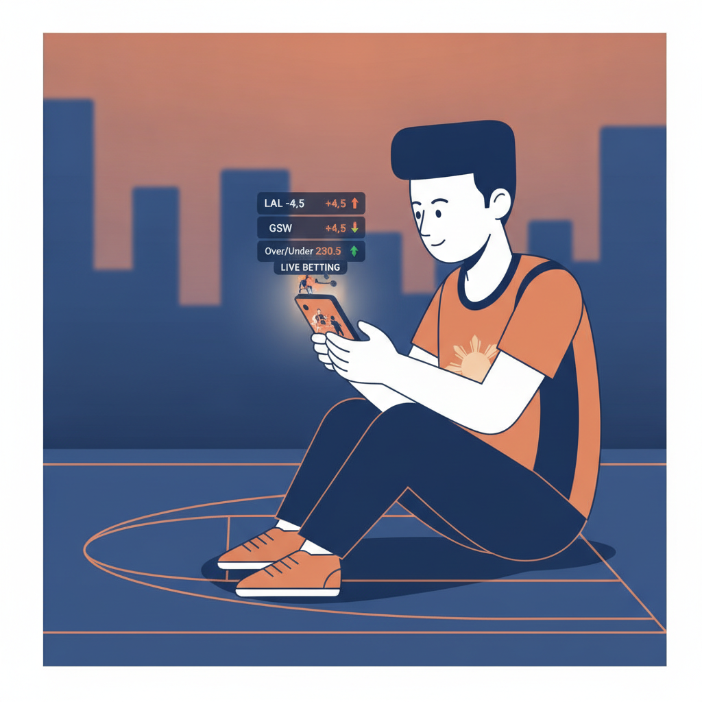 Illustration: Betting on NBA Games at Gray Wolf Gaming: A Starter Guide for Filipino Fans (21+)